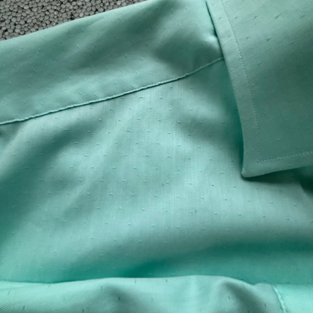 Eton Dress Shirt Mens 16 41 Mint Green Textured Contemporary Fit Business Luxury - Picture 2 of 8